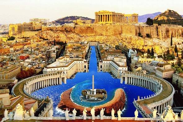 Best of Athens with Santorini